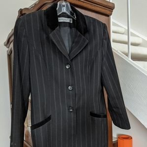 Vintage pinstripe jacket in Pure Wool